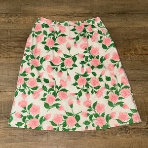 Florida hand prints Inc floral skirt Size 10